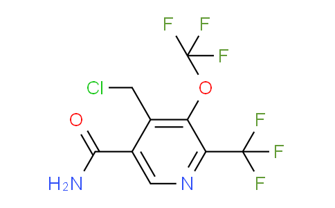 AM89129 | 1805285-65-7 | 4-(Chloromethyl)-3-(trifluoromethoxy)-2-(trifluoromethyl)pyridine-5-carboxamide