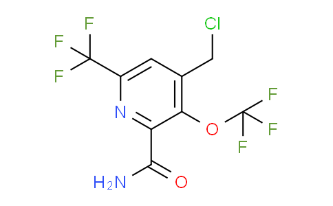 4-(Chloromethyl)-3-(trifluoromethoxy)-6-(trifluoromethyl)pyridine-2-carboxamide
