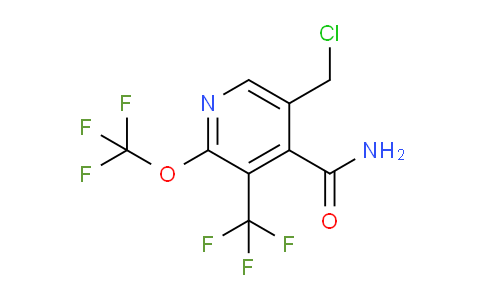 5-(Chloromethyl)-2-(trifluoromethoxy)-3-(trifluoromethyl)pyridine-4-carboxamide