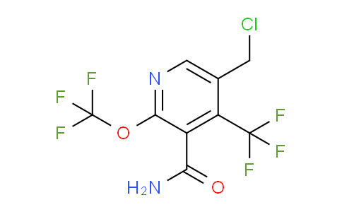 5-(Chloromethyl)-2-(trifluoromethoxy)-4-(trifluoromethyl)pyridine-3-carboxamide