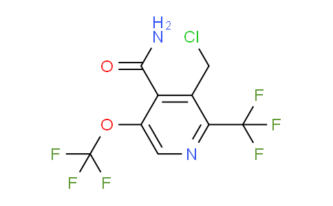 AM89136 | 1805309-61-8 | 3-(Chloromethyl)-5-(trifluoromethoxy)-2-(trifluoromethyl)pyridine-4-carboxamide