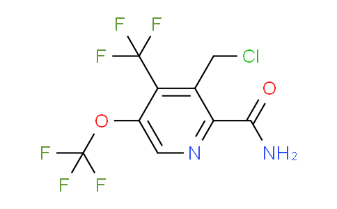 AM89137 | 1804370-19-1 | 3-(Chloromethyl)-5-(trifluoromethoxy)-4-(trifluoromethyl)pyridine-2-carboxamide