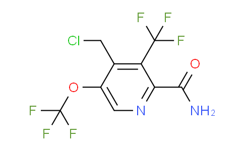 AM89146 | 1805309-77-6 | 4-(Chloromethyl)-5-(trifluoromethoxy)-3-(trifluoromethyl)pyridine-2-carboxamide