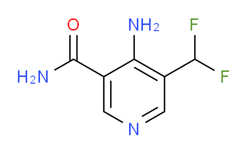 4-Amino-3-(difluoromethyl)pyridine-5-carboxamide