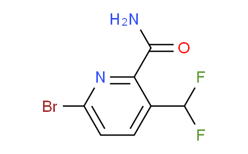 6-Bromo-3-(difluoromethyl)pyridine-2-carboxamide