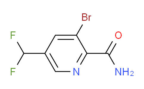 AM89177 | 1806786-50-4 | 3-Bromo-5-(difluoromethyl)pyridine-2-carboxamide