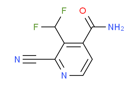 2-Cyano-3-(difluoromethyl)pyridine-4-carboxamide