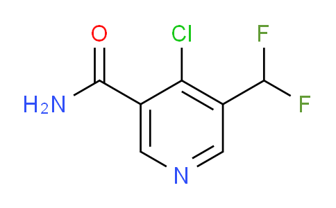 4-Chloro-3-(difluoromethyl)pyridine-5-carboxamide