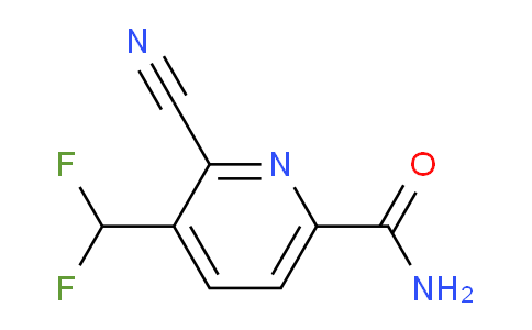 2-Cyano-3-(difluoromethyl)pyridine-6-carboxamide