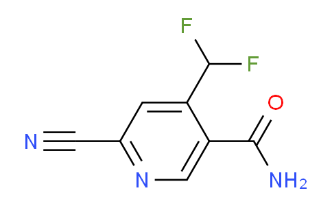 2-Cyano-4-(difluoromethyl)pyridine-5-carboxamide