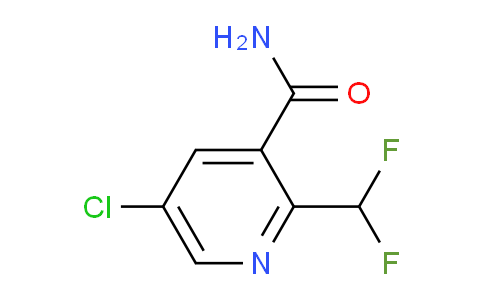 5-Chloro-2-(difluoromethyl)pyridine-3-carboxamide