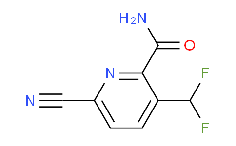 6-Cyano-3-(difluoromethyl)pyridine-2-carboxamide