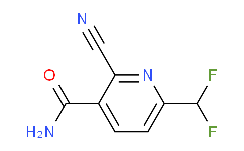 AM89215 | 1805319-79-2 | 2-Cyano-6-(difluoromethyl)pyridine-3-carboxamide
