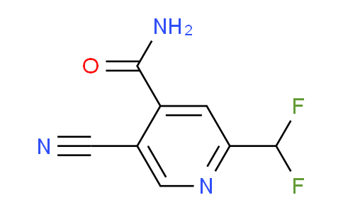5-Cyano-2-(difluoromethyl)pyridine-4-carboxamide