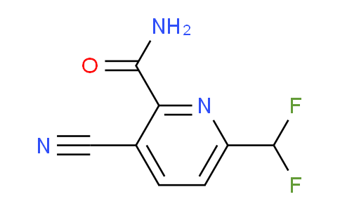 3-Cyano-6-(difluoromethyl)pyridine-2-carboxamide