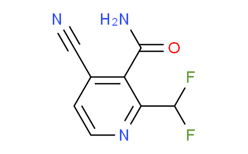 4-Cyano-2-(difluoromethyl)pyridine-3-carboxamide