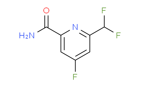 2-(Difluoromethyl)-4-fluoropyridine-6-carboxamide