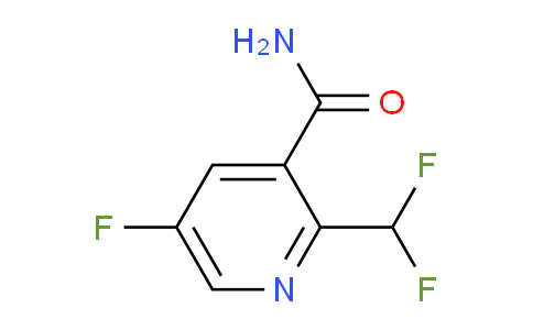 2-(Difluoromethyl)-5-fluoropyridine-3-carboxamide