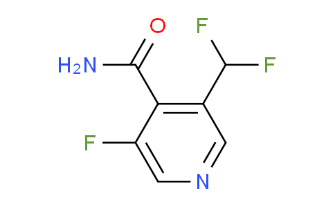 3-(Difluoromethyl)-5-fluoropyridine-4-carboxamide