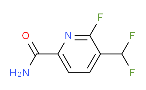 3-(Difluoromethyl)-2-fluoropyridine-6-carboxamide
