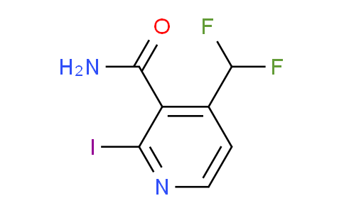 4-(Difluoromethyl)-2-iodopyridine-3-carboxamide