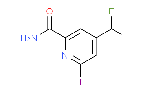 4-(Difluoromethyl)-2-iodopyridine-6-carboxamide