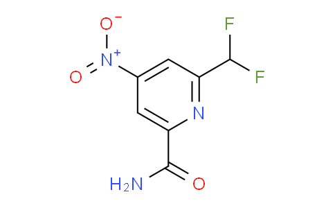 2-(Difluoromethyl)-4-nitropyridine-6-carboxamide