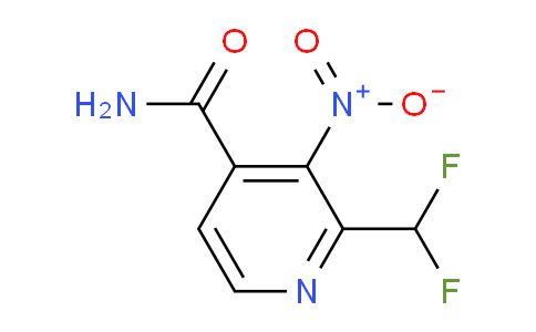 2-(Difluoromethyl)-3-nitropyridine-4-carboxamide