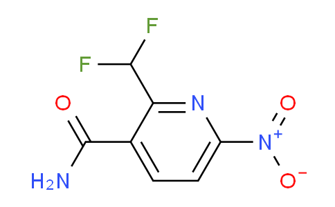 2-(Difluoromethyl)-6-nitropyridine-3-carboxamide