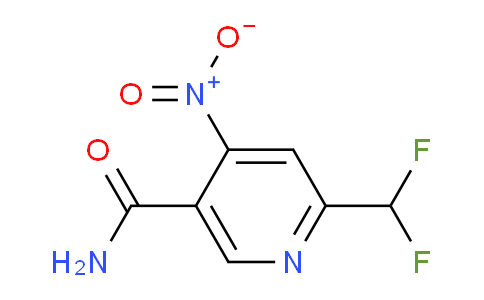 2-(Difluoromethyl)-4-nitropyridine-5-carboxamide
