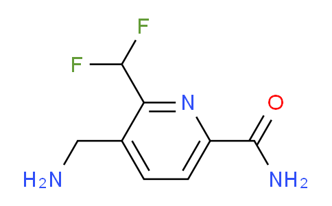 AM89338 | 1805304-02-2 | 3-(Aminomethyl)-2-(difluoromethyl)pyridine-6-carboxamide