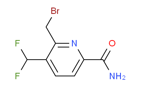 AM89351 | 1806816-87-4 | 2-(Bromomethyl)-3-(difluoromethyl)pyridine-6-carboxamide