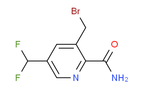 AM89360 | 1805937-71-6 | 3-(Bromomethyl)-5-(difluoromethyl)pyridine-2-carboxamide