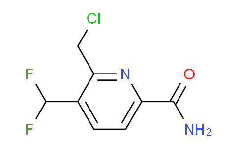 AM89367 | 1805041-22-8 | 2-(Chloromethyl)-3-(difluoromethyl)pyridine-6-carboxamide