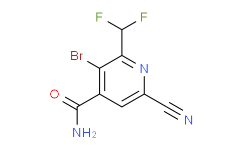 AM89401 | 1805352-98-0 | 3-Bromo-6-cyano-2-(difluoromethyl)pyridine-4-carboxamide