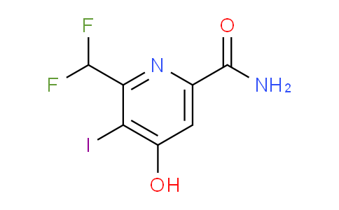 2-(Difluoromethyl)-4-hydroxy-3-iodopyridine-6-carboxamide