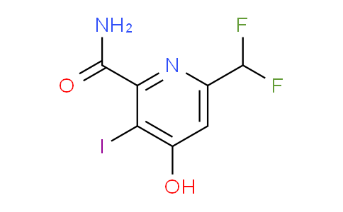 6-(Difluoromethyl)-4-hydroxy-3-iodopyridine-2-carboxamide