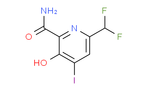 6-(Difluoromethyl)-3-hydroxy-4-iodopyridine-2-carboxamide