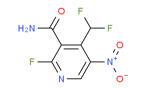 4-(Difluoromethyl)-2-fluoro-5-nitropyridine-3-carboxamide