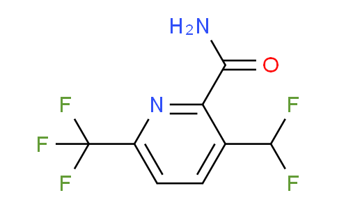 AM89453 | 1806810-44-5 | 3-(Difluoromethyl)-6-(trifluoromethyl)pyridine-2-carboxamide
