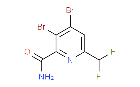 AM89468 | 1805050-51-4 | 3,4-Dibromo-6-(difluoromethyl)pyridine-2-carboxamide