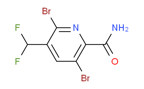 AM89475 | 1806892-67-0 | 2,5-Dibromo-3-(difluoromethyl)pyridine-6-carboxamide