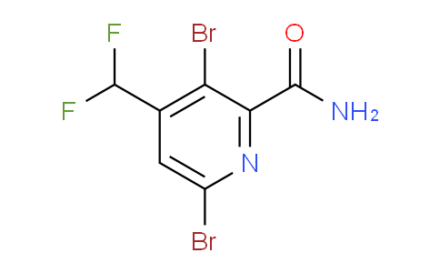 AM89476 | 1806828-44-3 | 3,6-Dibromo-4-(difluoromethyl)pyridine-2-carboxamide
