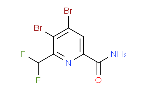 AM89480 | 1805970-13-1 | 3,4-Dibromo-2-(difluoromethyl)pyridine-6-carboxamide