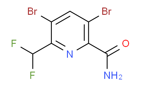 AM89483 | 1805050-58-1 | 3,5-Dibromo-2-(difluoromethyl)pyridine-6-carboxamide
