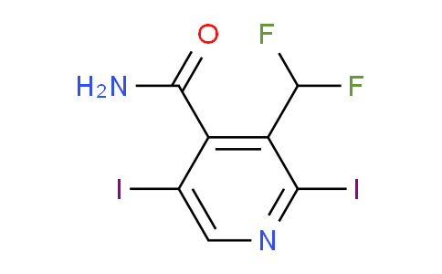 AM89513 | 1806787-71-2 | 3-(Difluoromethyl)-2,5-diiodopyridine-4-carboxamide