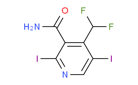 AM89515 | 1804694-13-0 | 4-(Difluoromethyl)-2,5-diiodopyridine-3-carboxamide