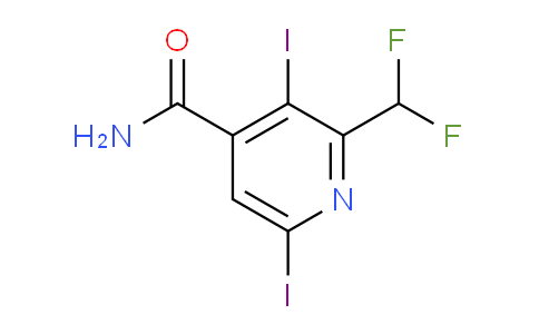 AM89516 | 1805158-57-9 | 2-(Difluoromethyl)-3,6-diiodopyridine-4-carboxamide