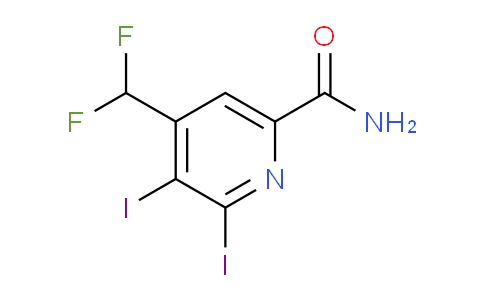 AM89523 | 1806041-46-2 | 4-(Difluoromethyl)-2,3-diiodopyridine-6-carboxamide