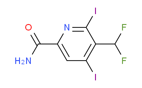 AM89526 | 1806799-37-0 | 3-(Difluoromethyl)-2,4-diiodopyridine-6-carboxamide